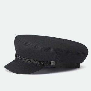Super cute Brixton Black Fiddler Cap! Black XS